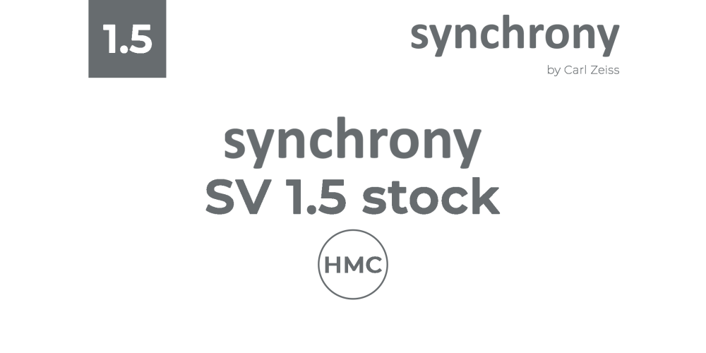 Оптична лінза для окулярів synchrony by Carl Zeiss SV 1.5 stock (HMC)