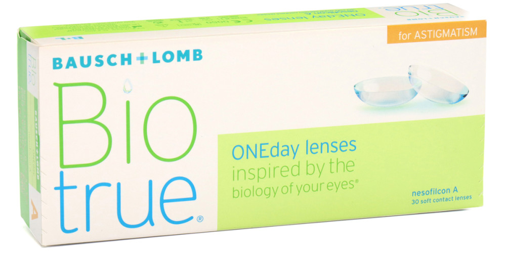 Контактні лінзи Bausch & Lomb BioTrue OneDay for Astigmatism 