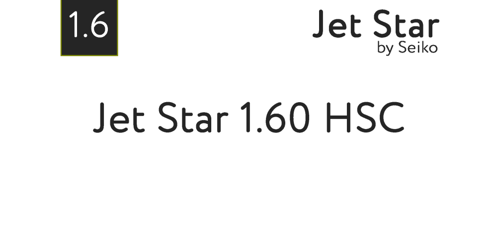 Оптична лінза для окулярів Jet Star by Seiko 1.60 HSC