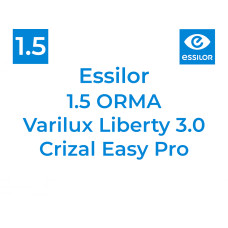 Оптична лінза Essilor 1.5 Orma Varilux Liberty 3.0 Crizal EasyPro
