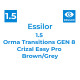 Оптична лінза Essilor 1.5 Orma Transitions GEN S Crizal Easy Pro Brown/Grey
