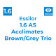 Оптична лінза Essilor 1.6 AS Acclimates Brown/Grey Trio