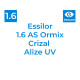 Оптична лінза Essilor 1.6 AS Ormix Blue UV Capture Crizal Easy Pro