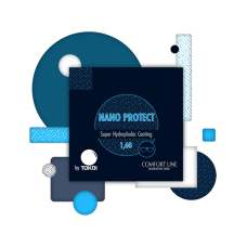 Оптична лінза для окулярів Comfort Line by Tokai 1.6 AS UV Nano Protect 24/7