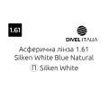 Оптична лінза для окулярів Divel Italia асферична лінза 1.61 Blue Natural Silken White