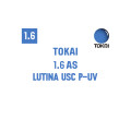 Оптична лінза для окулярів Tokai 1.6 AS Lutina USC P-UV