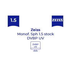 Оптична лінза для окулярів Zeiss Monof .1.5 Sph stock DVBP