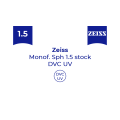Оптична лінза для окулярів Zeiss Monof. 1.5 Sph stock DVC