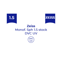 Оптична лінза для окулярів Zeiss Monof. 1.5 Sph stock DVC