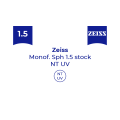 Оптична лінза для окулярів Zeiss Monof. 1.5 Sph stock NT UV