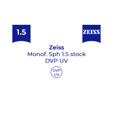 Оптична лінза для окулярів Zeiss Monof. 1.5 Sph stock DVP