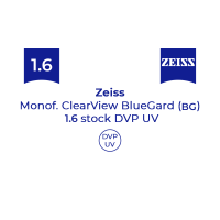 Оптична лінза для окулярів Zeiss Monof. ClearView BlueGuard FreeForm 1.6 stock DVP
