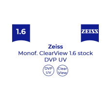Оптична лінза для окулярів Zeiss Monof. ClearView FreeForm 1.6 stock DVP