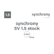 Оптична лінза для окулярів synchrony SV 1.5 stock HMC Blue