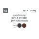 Оптична лінза для окулярів synchrony SV 1.5 PH BR (PH GR) stock HMC+