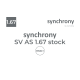 Оптична лінза для окулярів synchrony SV AS 1.67 stock HMC+